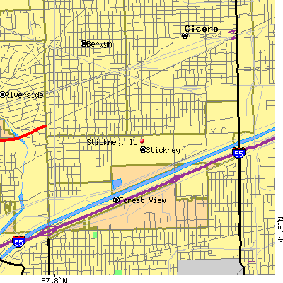 Stickney map