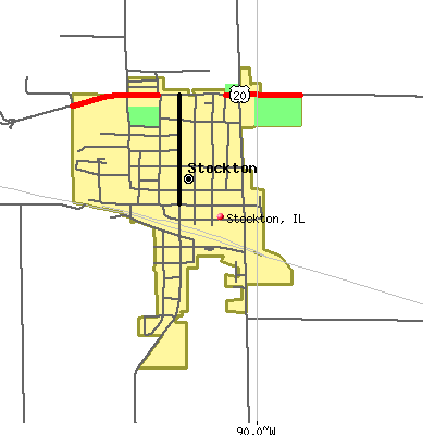 Stockton map