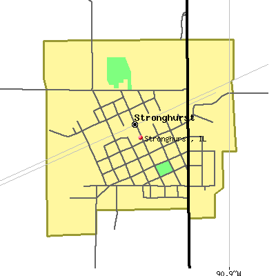 Stronghurst map