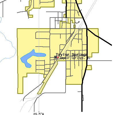 Taylor Springs map