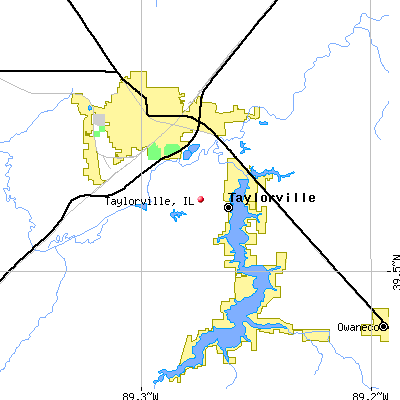 Taylorville map