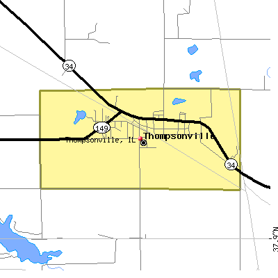 Thompsonville map