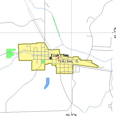 Tiskilwa map