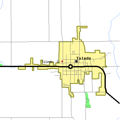 Toledo map