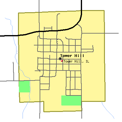 Tower Hill map