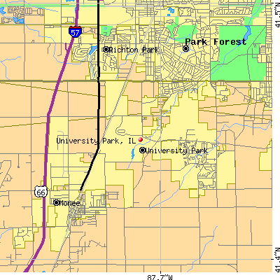 University Park map