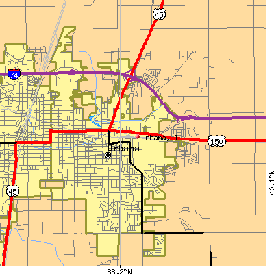 Urbana map