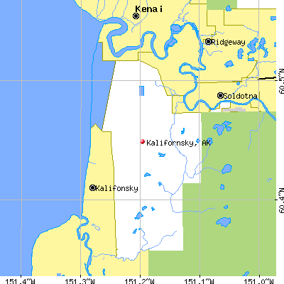 Kalifornsky map