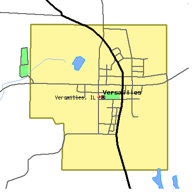 Versailles map