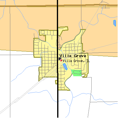 Villa Grove map