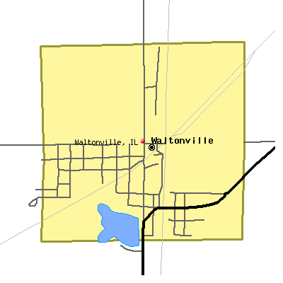 Waltonville map