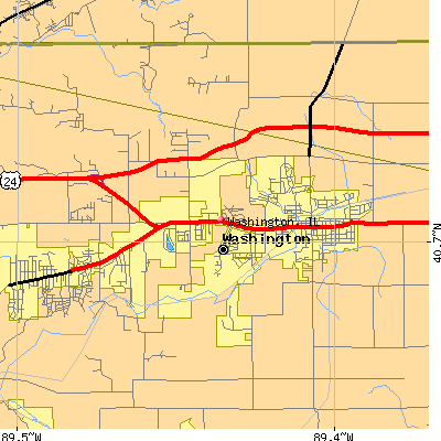 Washington map