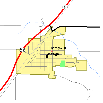 Wataga map