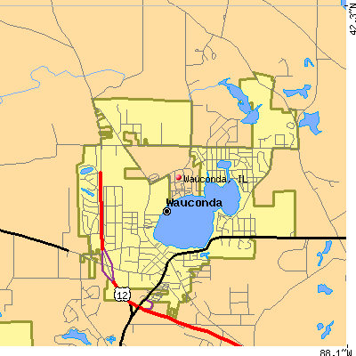 Wauconda map