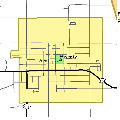 Waverly map