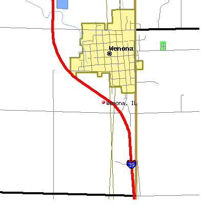 Wenona map