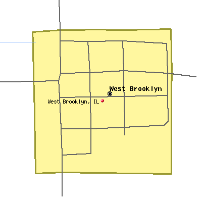 West Brooklyn map
