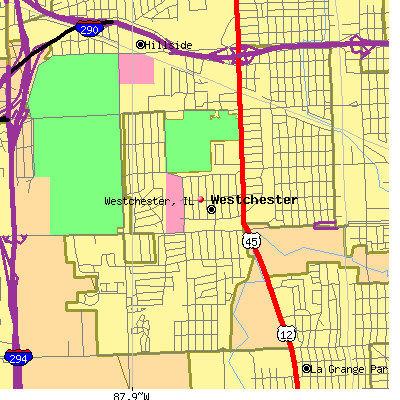 Westchester map