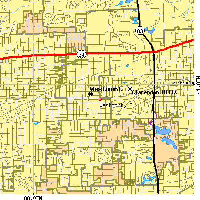 Westmont map