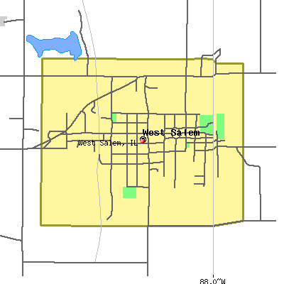 West Salem map