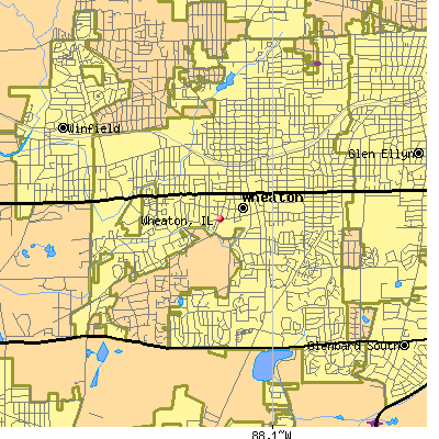 Wheaton map