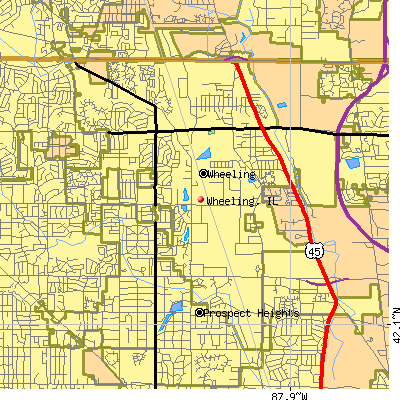 Wheeling map