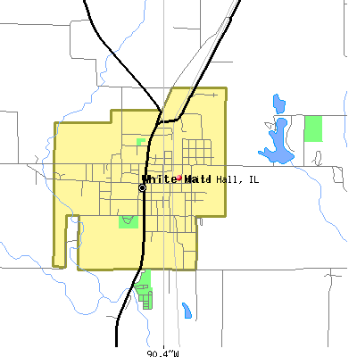 White Hall map