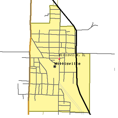 Willisville map