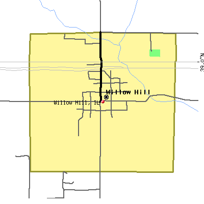 Willow Hill map