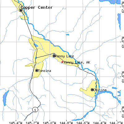 Kenny Lake map