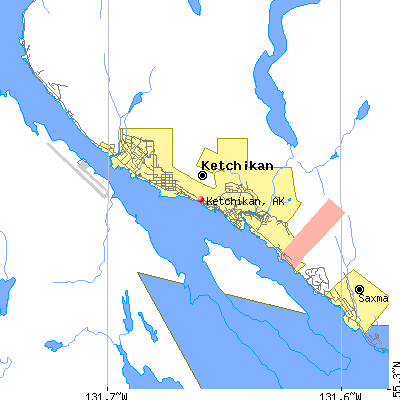 Ketchikan map