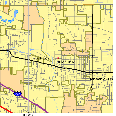 Wood Dale map