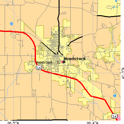 Woodstock map