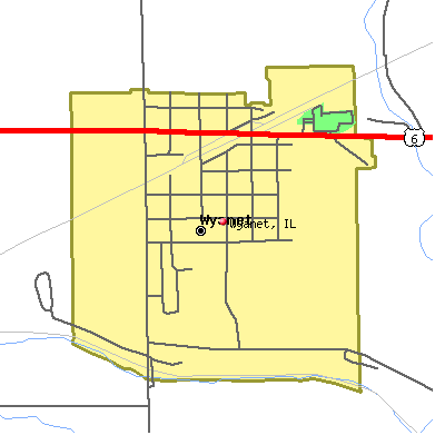 Wyanet map