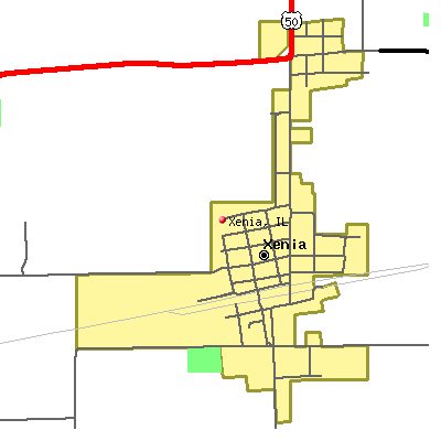 Xenia map