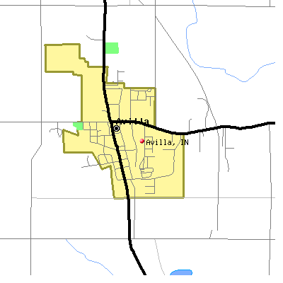 Avilla map