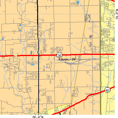 Avon map