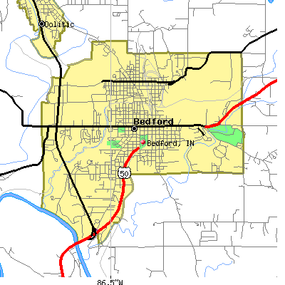 Bedford map
