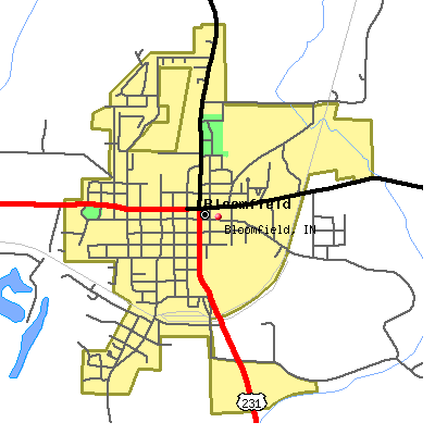 Bloomfield map