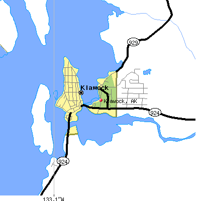 Klawock map