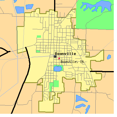 Boonville map