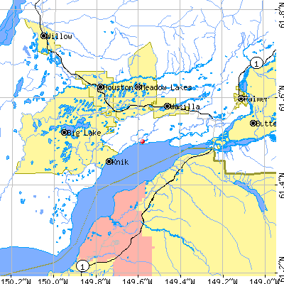 Knik-Fairview map