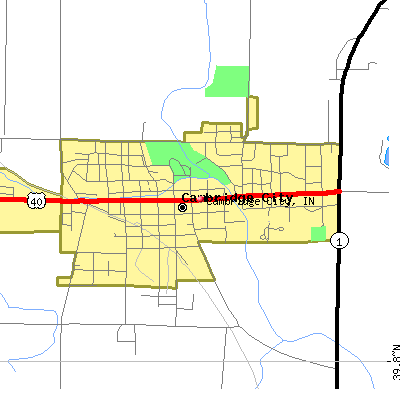 Cambridge City map