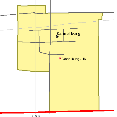 Cannelburg map