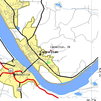 Cannelton map