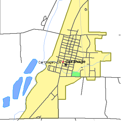 Carthage map