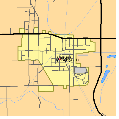 Cayuga map