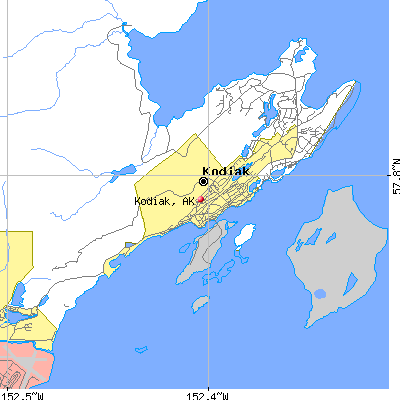 Kodiak map