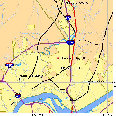 Clarksville map