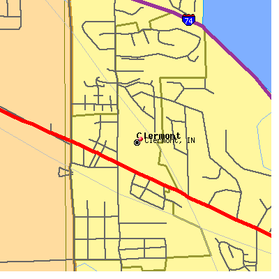 Clermont map